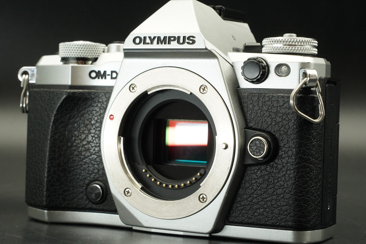 Olympus OM-D E-M5 Mark II 16.1MP Digital SLR Camera Silver -4315 cut- #12210