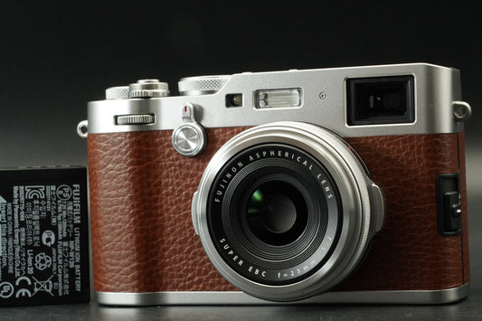Fujifilm X100F 24.3MP Digital Camera Brown -9800 cuts- #11968