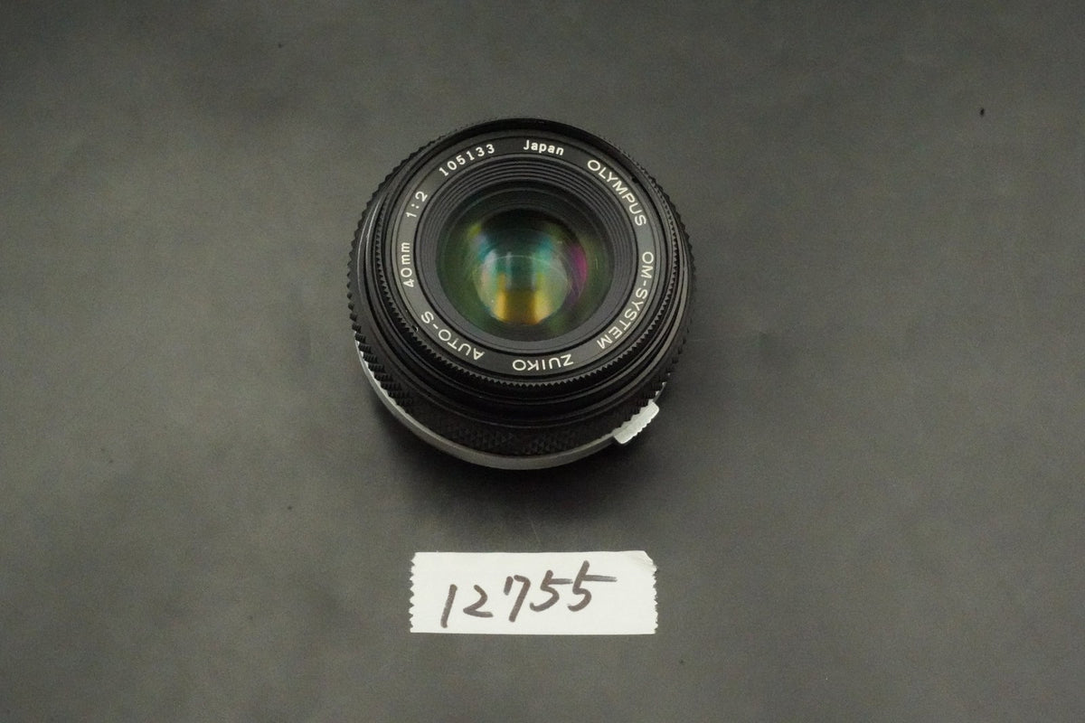 Olympus OM Zuiko Auto-S 40mm f/2 Pancake lens #12755
