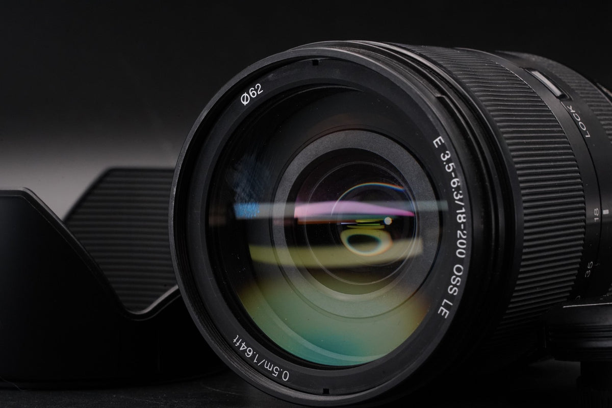 Sony E 18-200mm f/3.5-6.3 OSS LE Black Lens sony E Mount SEL18200LE #11323