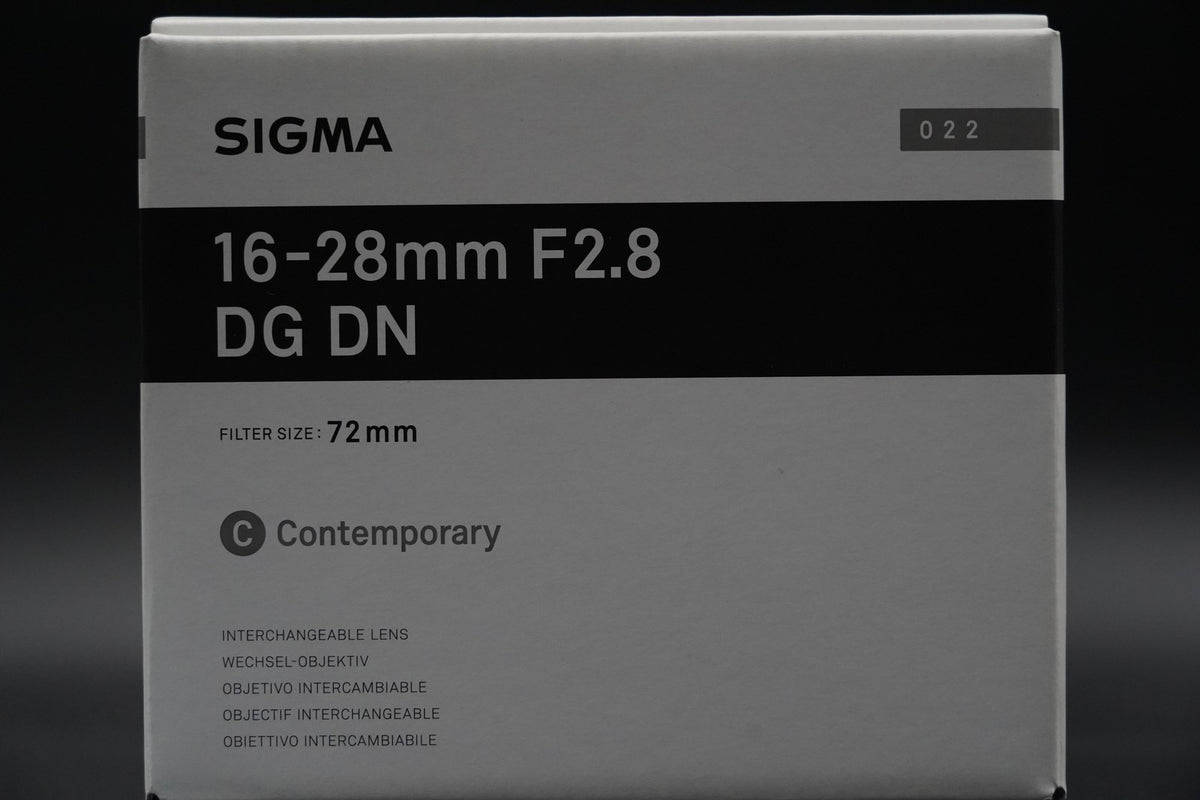 SIGMA Contemporary 16-28mm F2.8 DG DN for Sony E mount ALMOST UNUSED #10798
