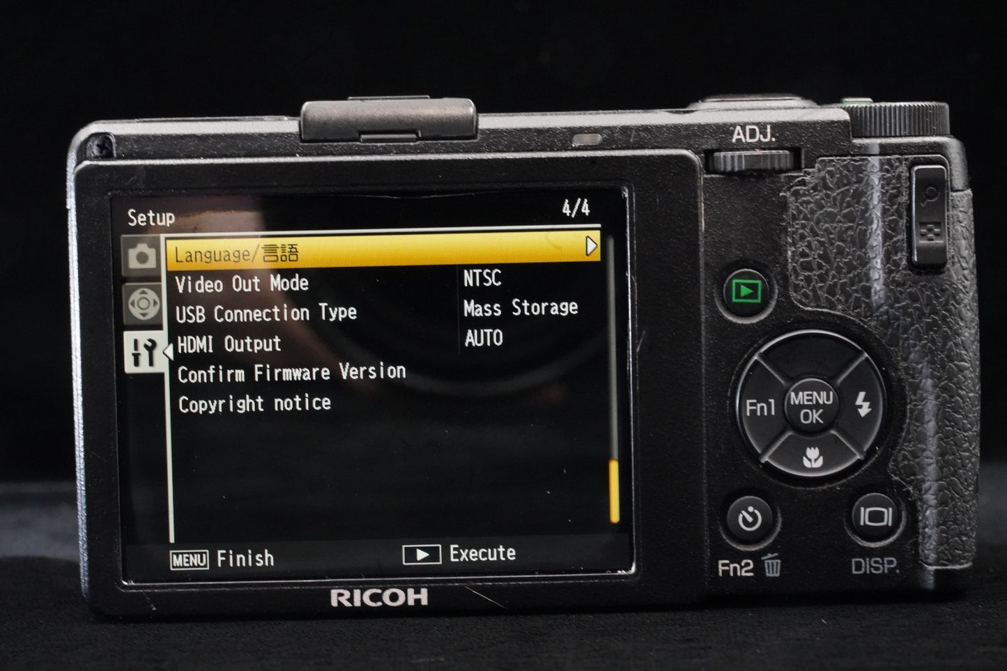 Ricoh GR Digital IV 10.4MP Digital Camera Black US Duty Paid 9741