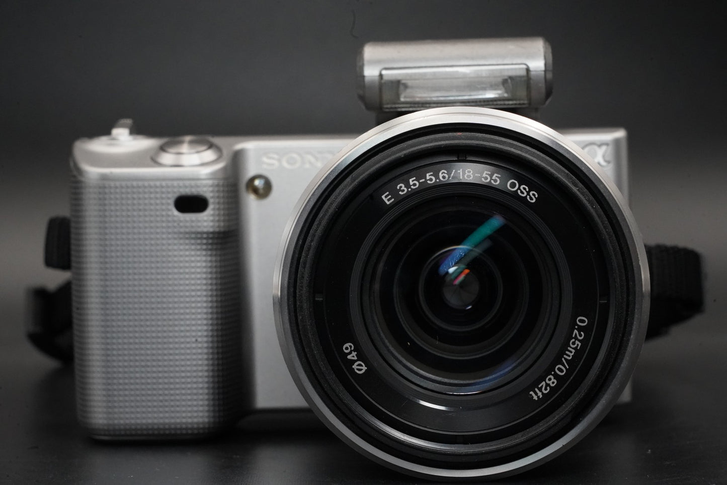 Sony NEX-5 Mirrorless Camera Bundle with 2 Lens Silver #11057