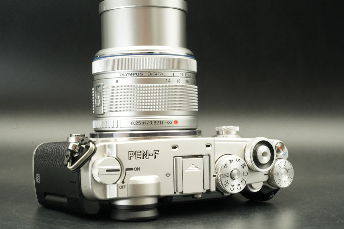 Olympus PEN-F Mirrorless Digital Camera w/ 14-42mm Lens -12441 cut- #12373