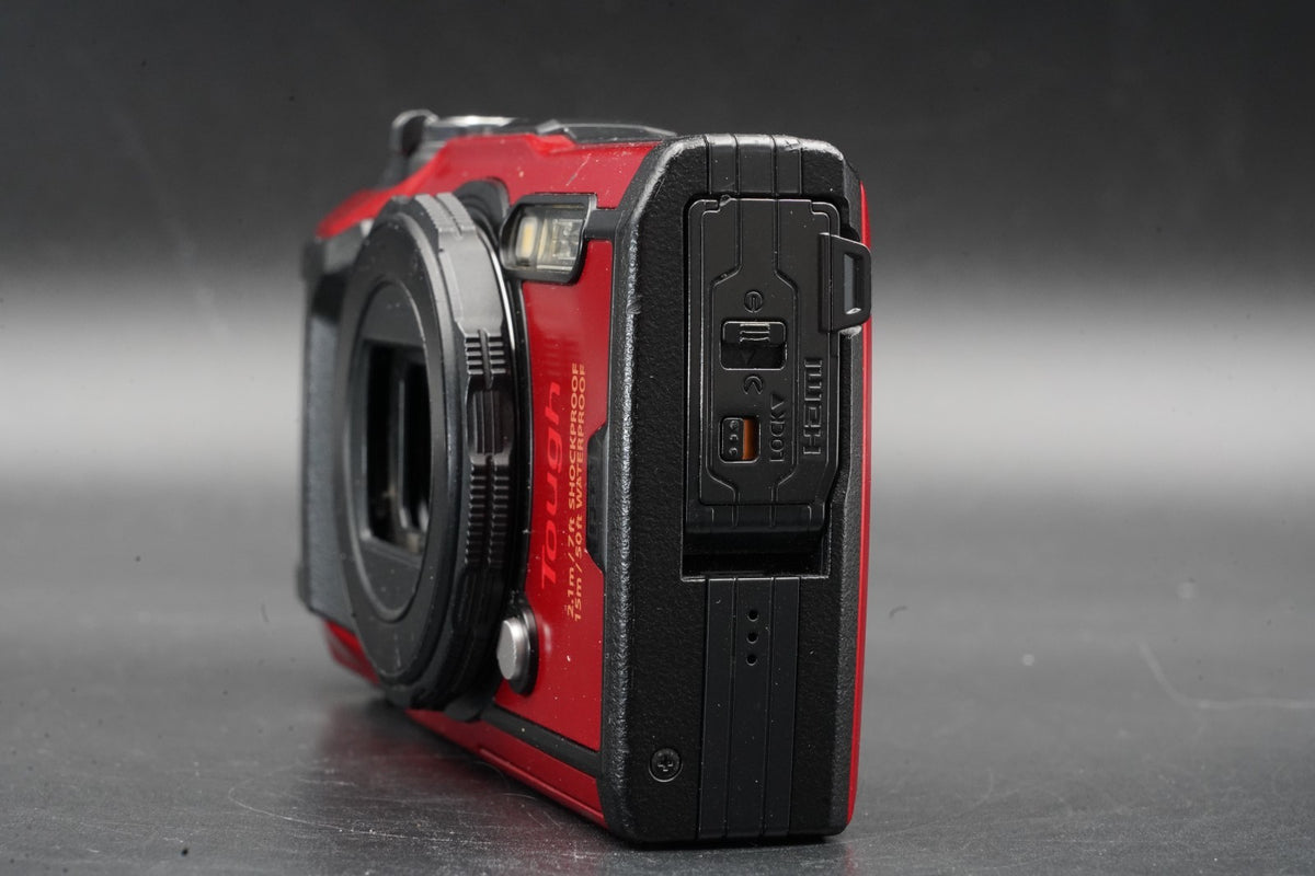 Olympus Tough TG-6 Red Waterproof Digital Camera 12MP -2734 cuts- #11428