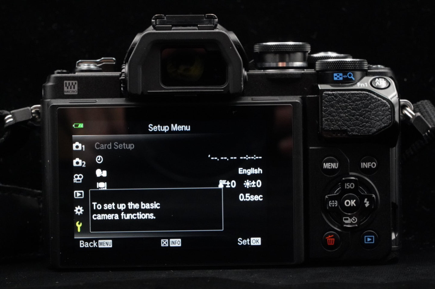 Olympus OM-D E-M10 Mark III Black Digital Camera Body Only US Duty Paid 9558