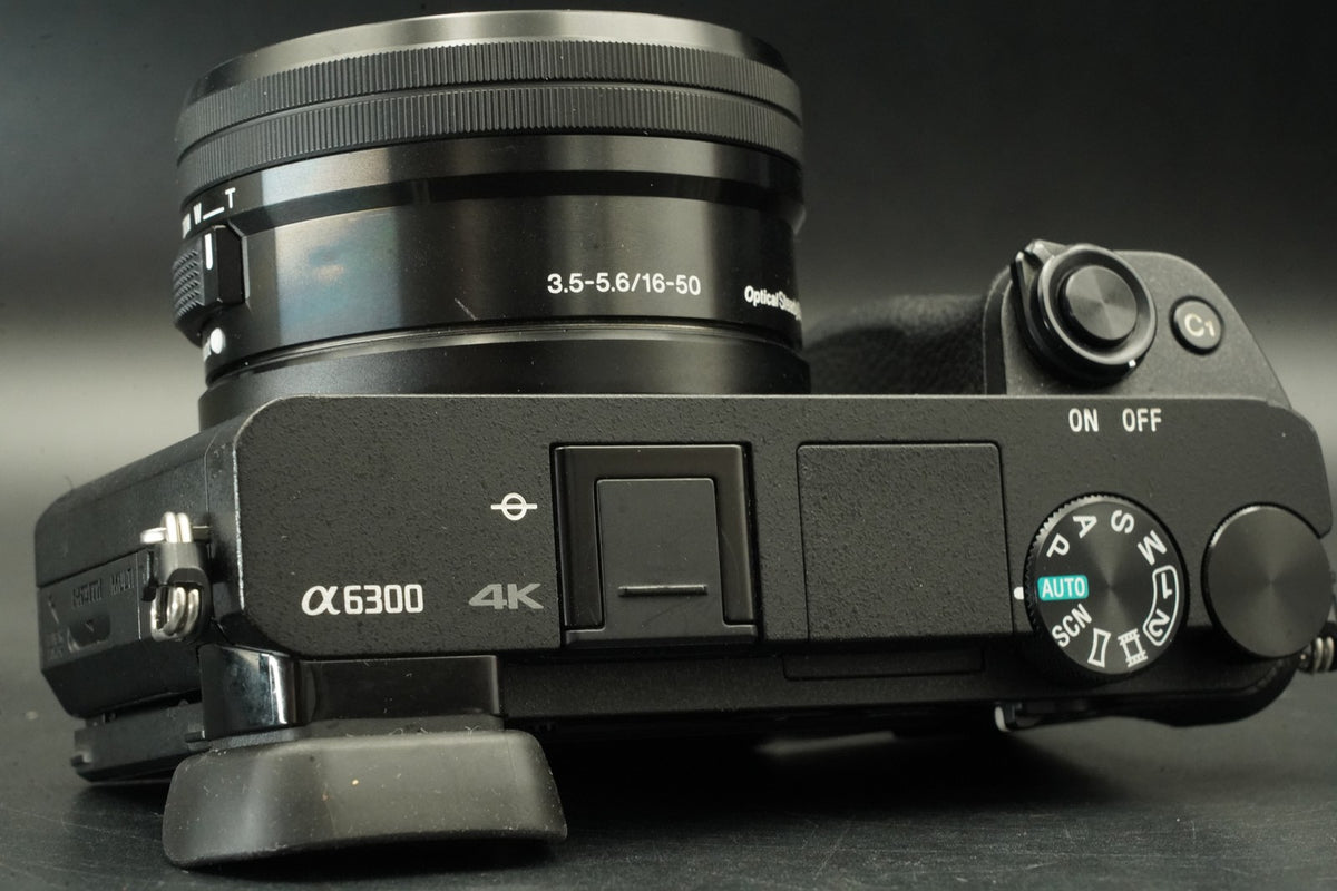 Sony a6300 + 16-50mm PZ Lens Mirrorless Digital Camera Black -8600 cuts- #12358