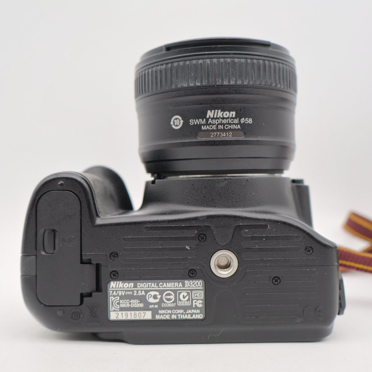 Nikon D3200 DSLR Digital Camera Black with Lens US STOCK #R0256