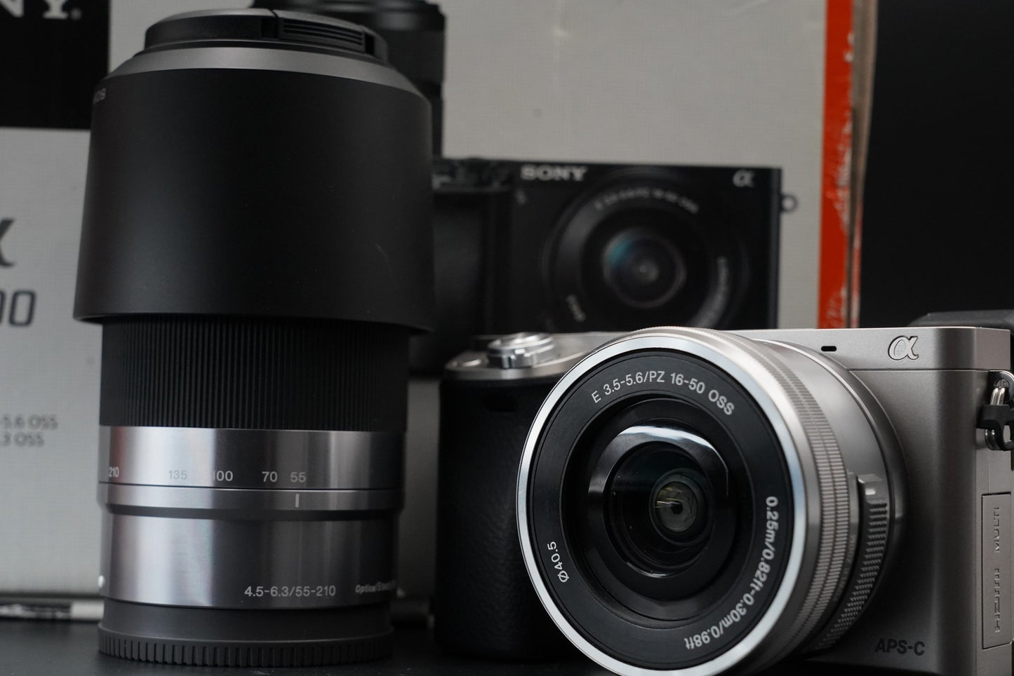 Sony a6000 Digital Mirrorless Camera with 2 Lens Silver 10734