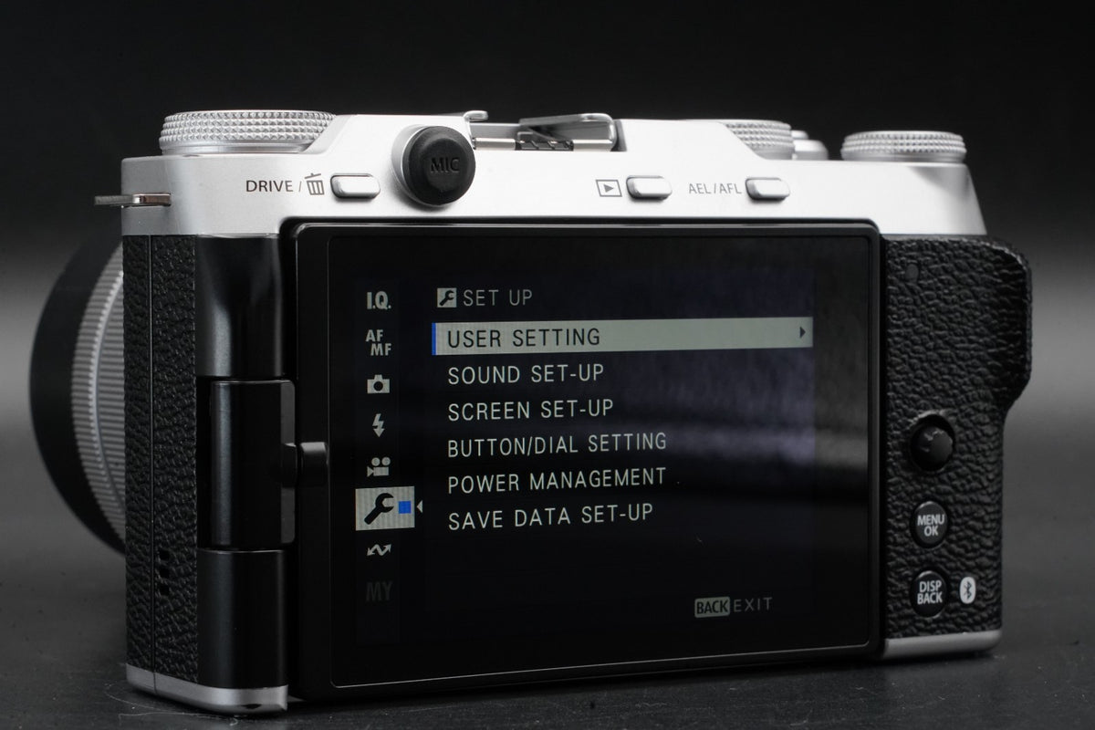 Fujifilm X-M5 Camera Silver w/ XC 15-45mm -1162 cuts- #11375