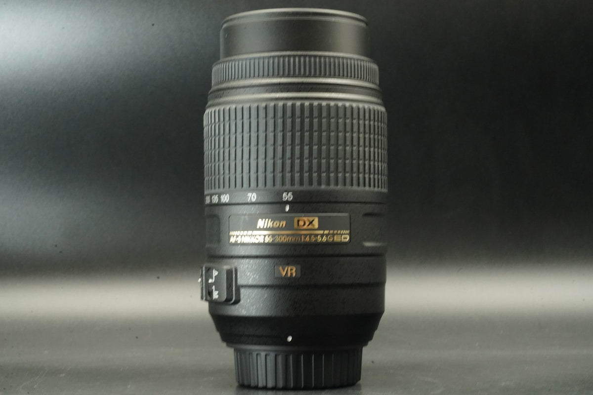 Nikon D5600 DSLR Camera w/ AF-S 18-55mm + 55-200mm Lens #12593