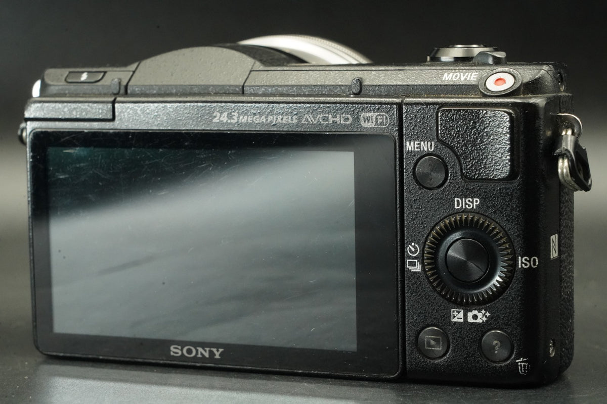 Sony Alpha a5100 Mirrorless Digital Camera w/ Lens Black -99356 cuts- #12536
