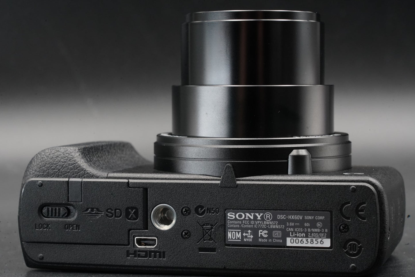 ENGLISH OK [US DUTY PAID] Sony DSC-HX60V Black 30x Zoom Digital Camera 11442