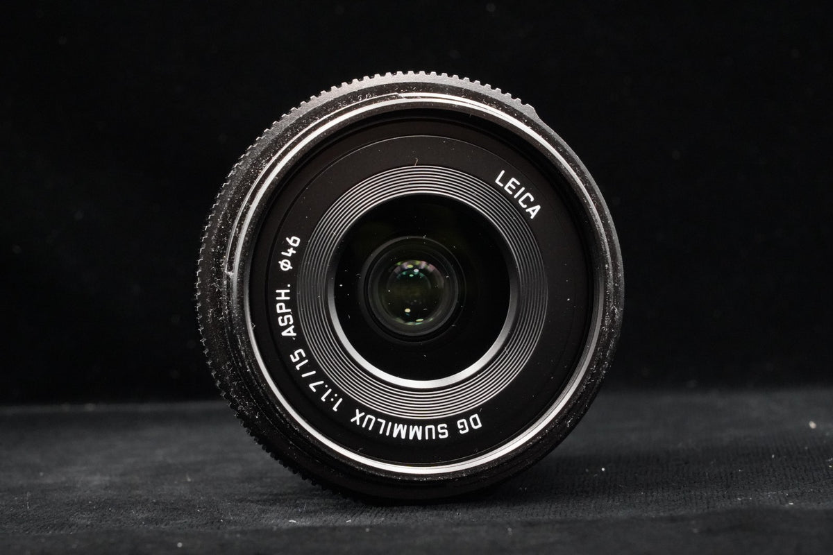 Panasonic LEICA DG SUMMILUX 15mm F/1.7 ASPH. H-X015 Black [] US STOCK #9804