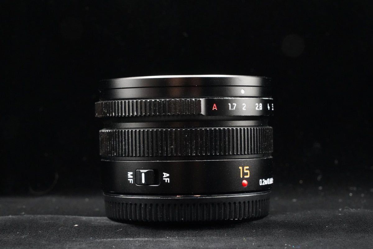 Panasonic LEICA DG SUMMILUX 15mm F/1.7 ASPH H-X015  Lens US STOCK #10182