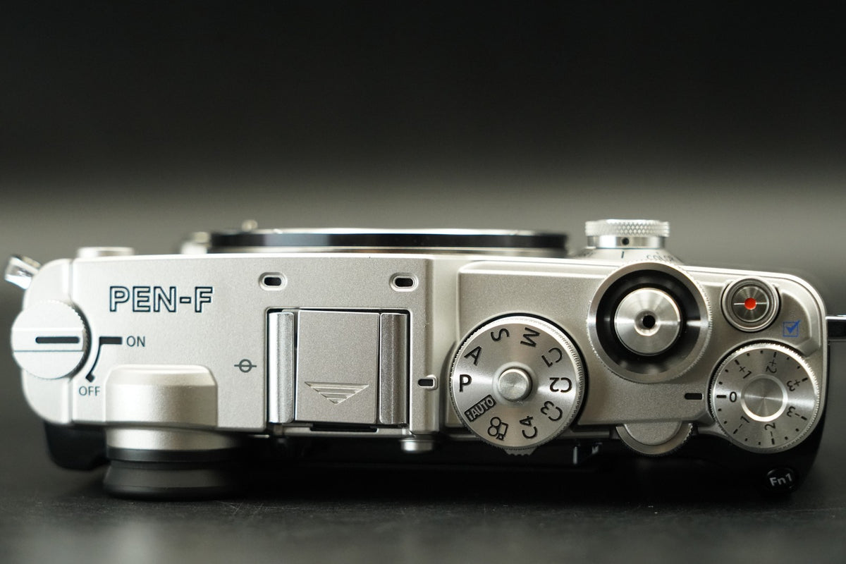 Olympus PEN-F Digital Mirrorless Camera Digital Camera Silver -5034 cut- #12157