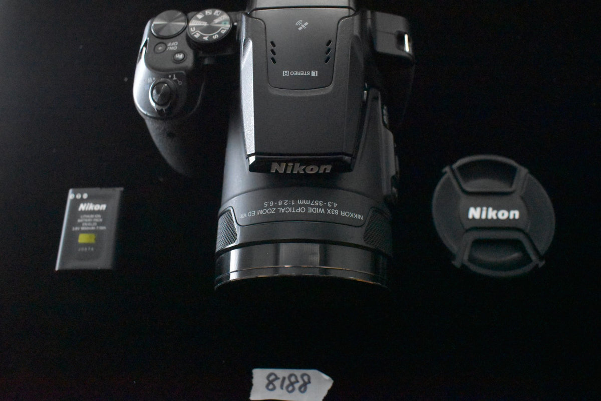 [LESEN] Nikon Coolpix P900 schwarz Point and Shoot Superzoom Kamera 8188