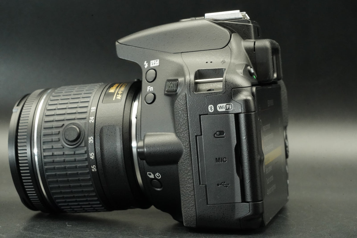Nikon D5600 DSLR Camera w/ AF-S 18-55mm + 55-200mm Lens -8882 cuts- #12356