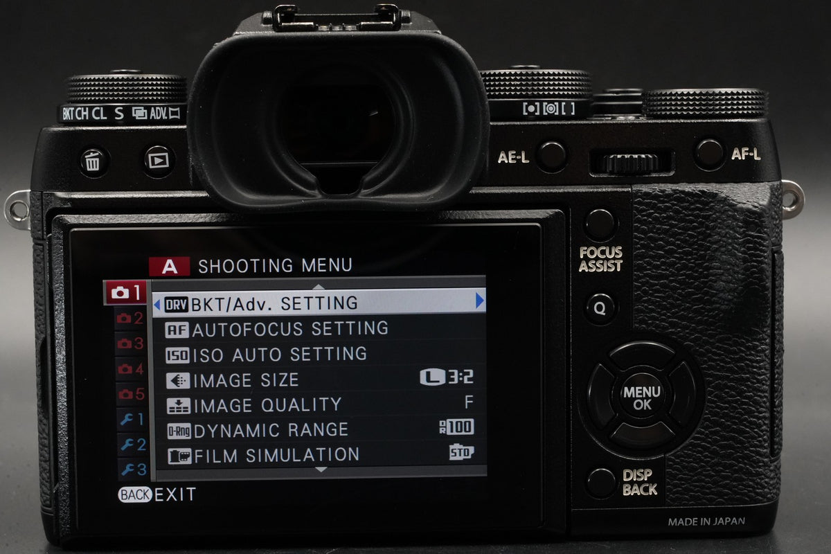 Fujifilm X-T1 Mirrorless Digital Camera 16.3MP Black -480 cuts- #10935