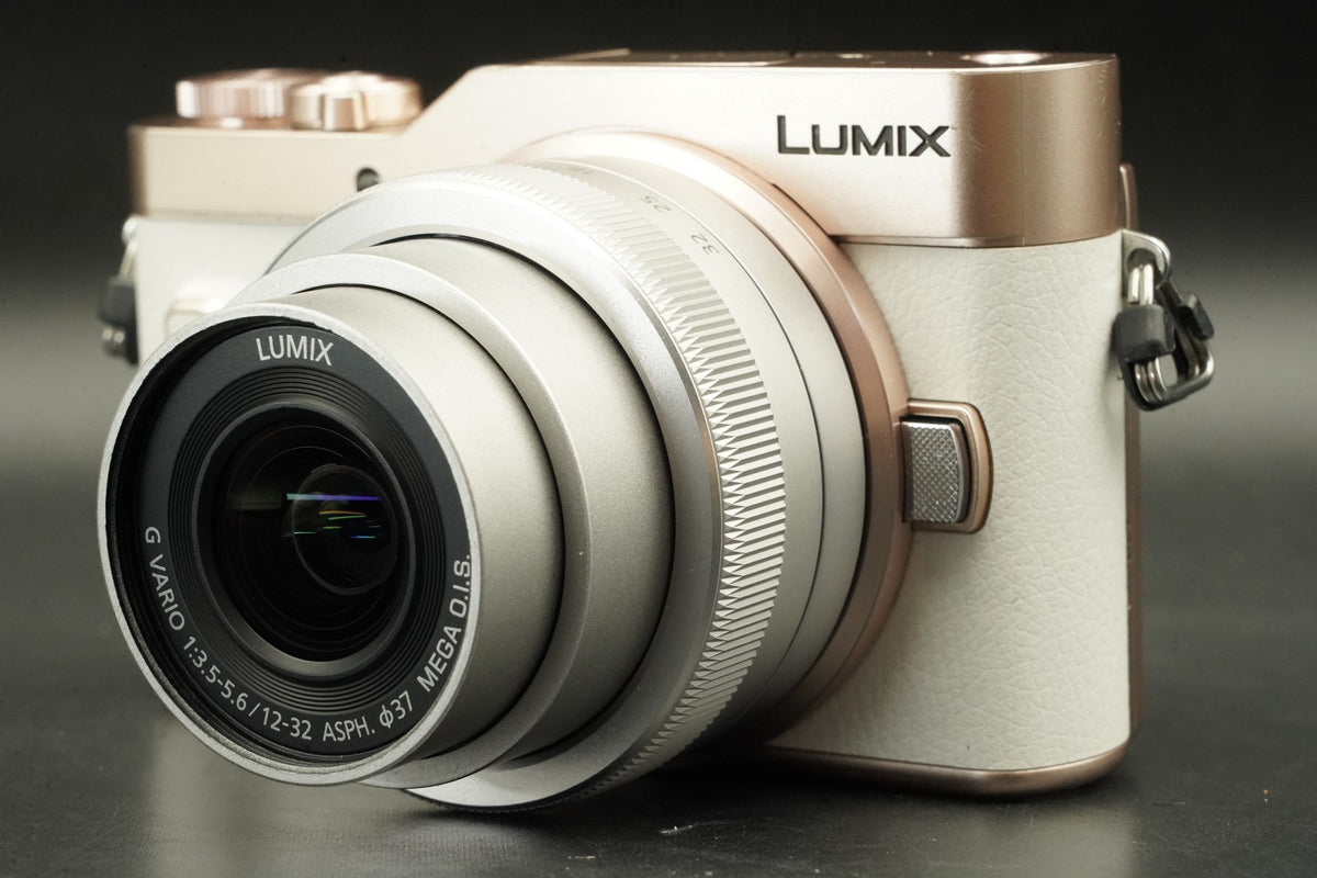 Panasonic DC-GF10 w/ 12-32mm + 35-100mm Lens White LUMIX Camera #12672