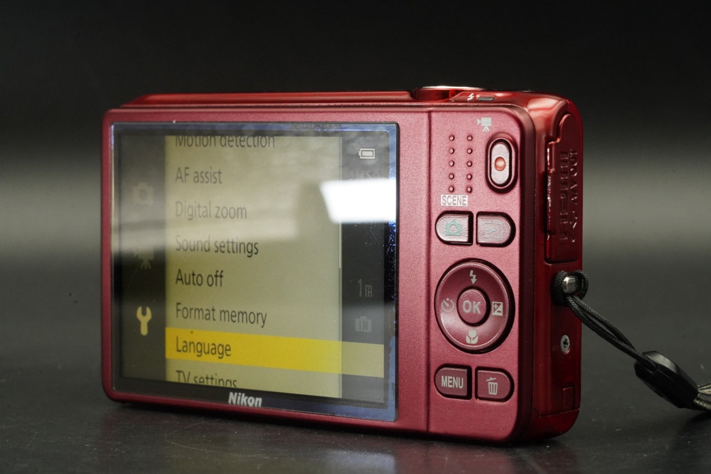 Nikon COOLPIX S6500 16.0MP Compact Digital Camera Red #11868