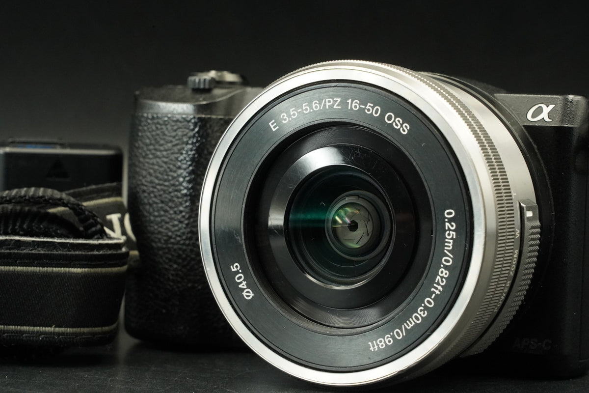 Sony Alpha a5100 Mirrorless Digital Camera w/ Lens Black -99356 cuts- #12536