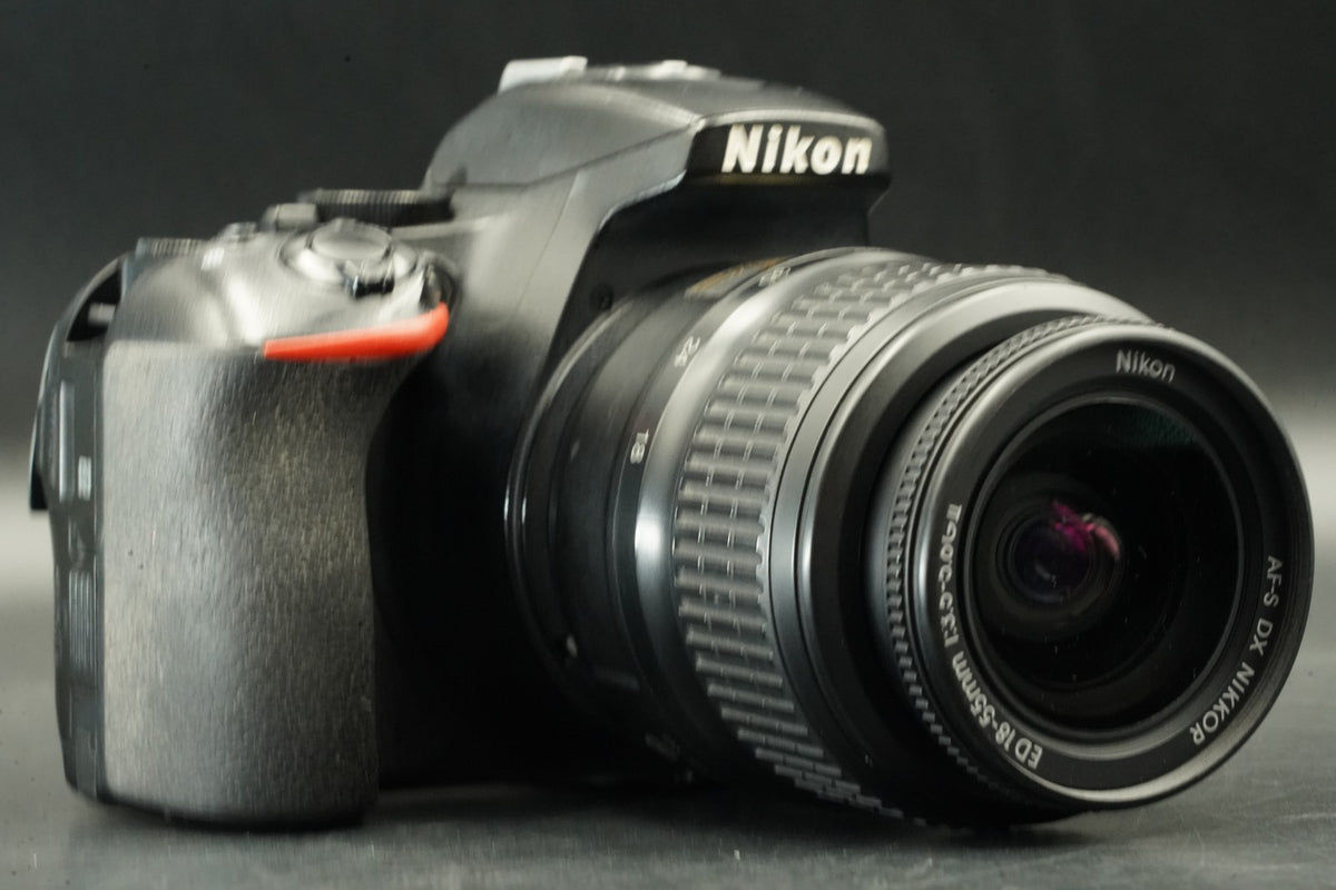 Nikon D5600 DSLR Camera w/ AF-S 18-55mm + 55-200mm Lens #12593