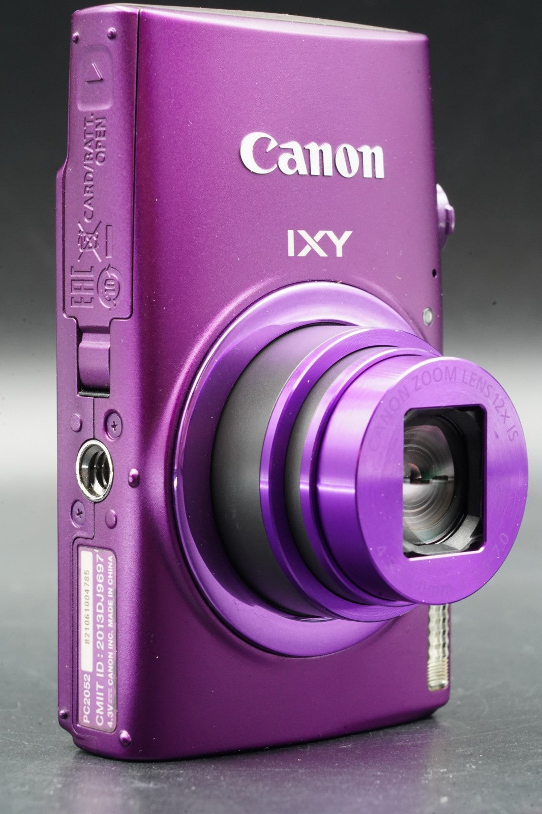 Canon PowerShot ELPH 340 HS Purple 16MP 12x Zoom WiFi Camera IXY 630 Japan 11328