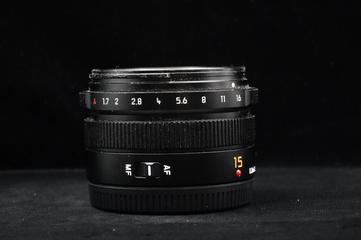 Panasonic LEICA DG SUMMILUX 15mm F/1.7 ASPH. H-X015 Black [] US STOCK #9804