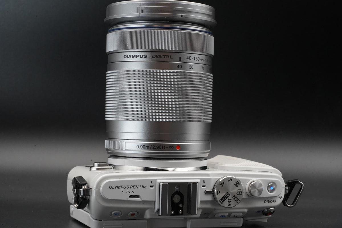 Olympus Pen Lite E-PL6 16.0MP Body White with Lens US STOCK #11346