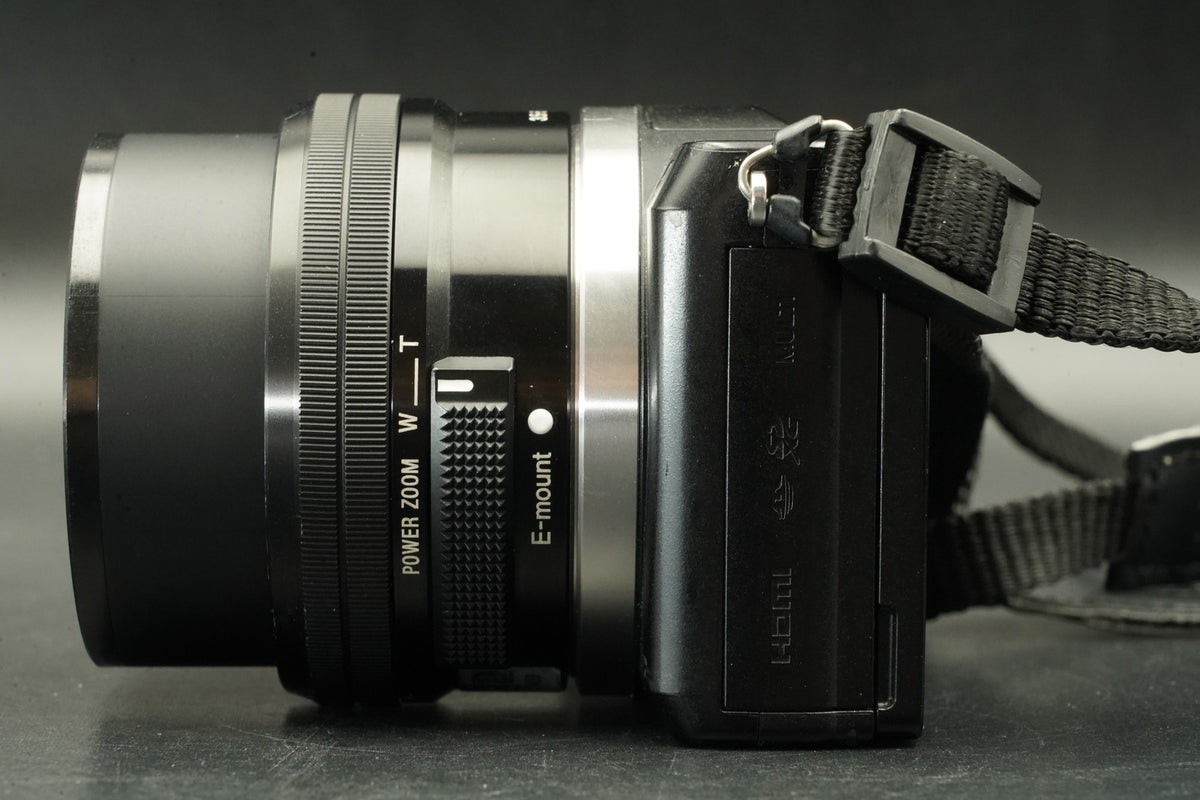 Sony Alpha a5000 Mirrorless Digital Camera with Lens Black -6403 cuts- #12176