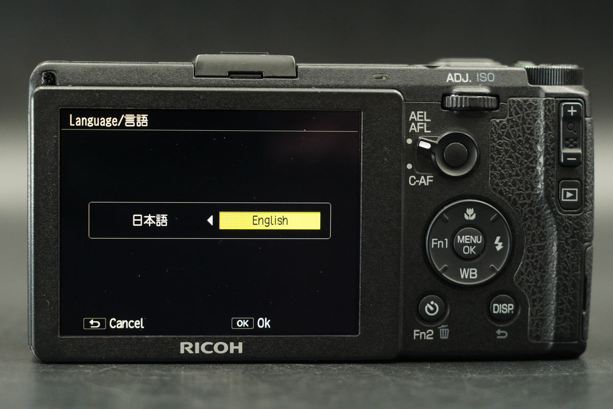 RICOH GR 16.2MP Digital Compact Camera Black JAPAN #12242