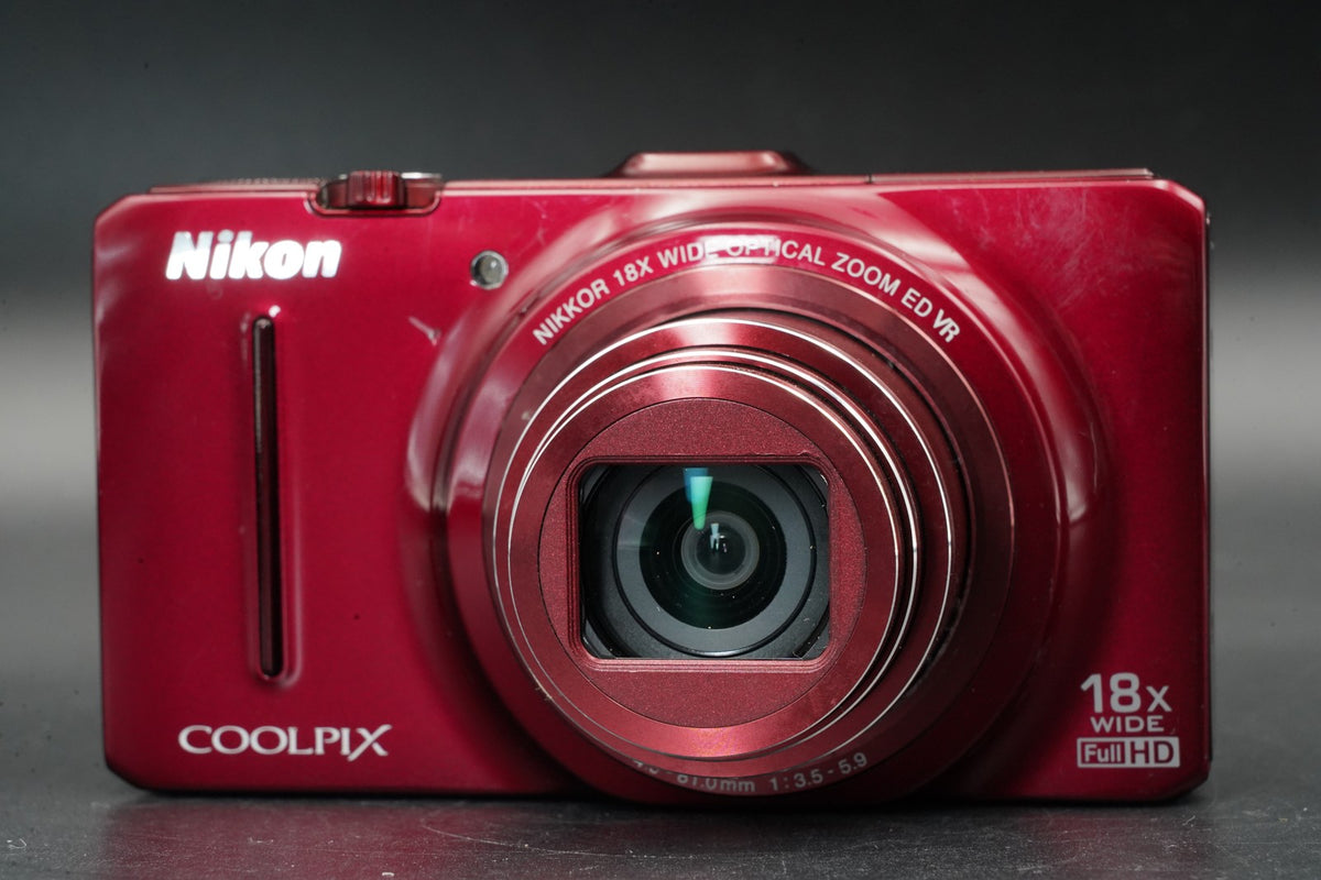 Nikon Coolpix S9300 Red 16.0MP Digital Camera US STOCK #11179