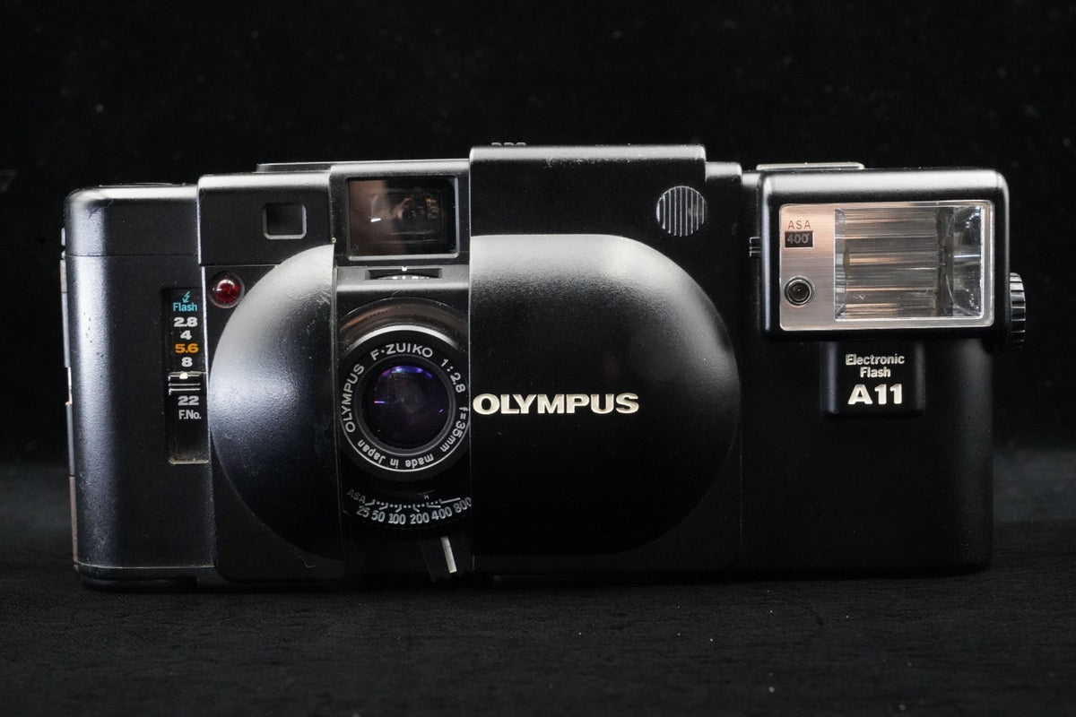 Olympus XA 35mm Rangefinder Film Camera A11 Flash [] US STOCK #9669