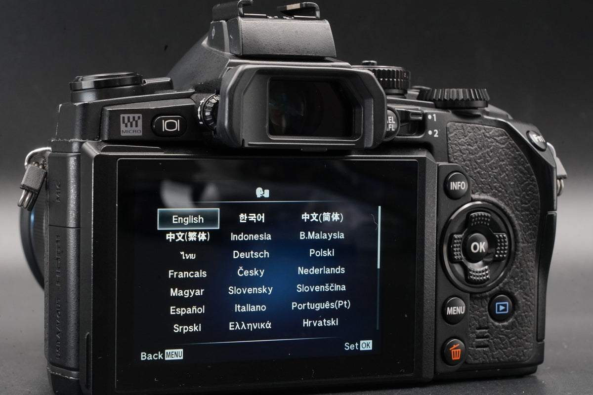 Olympus OM-D E-M1 Digital Camera Black Body From JAPAN -131400 cut- #12128