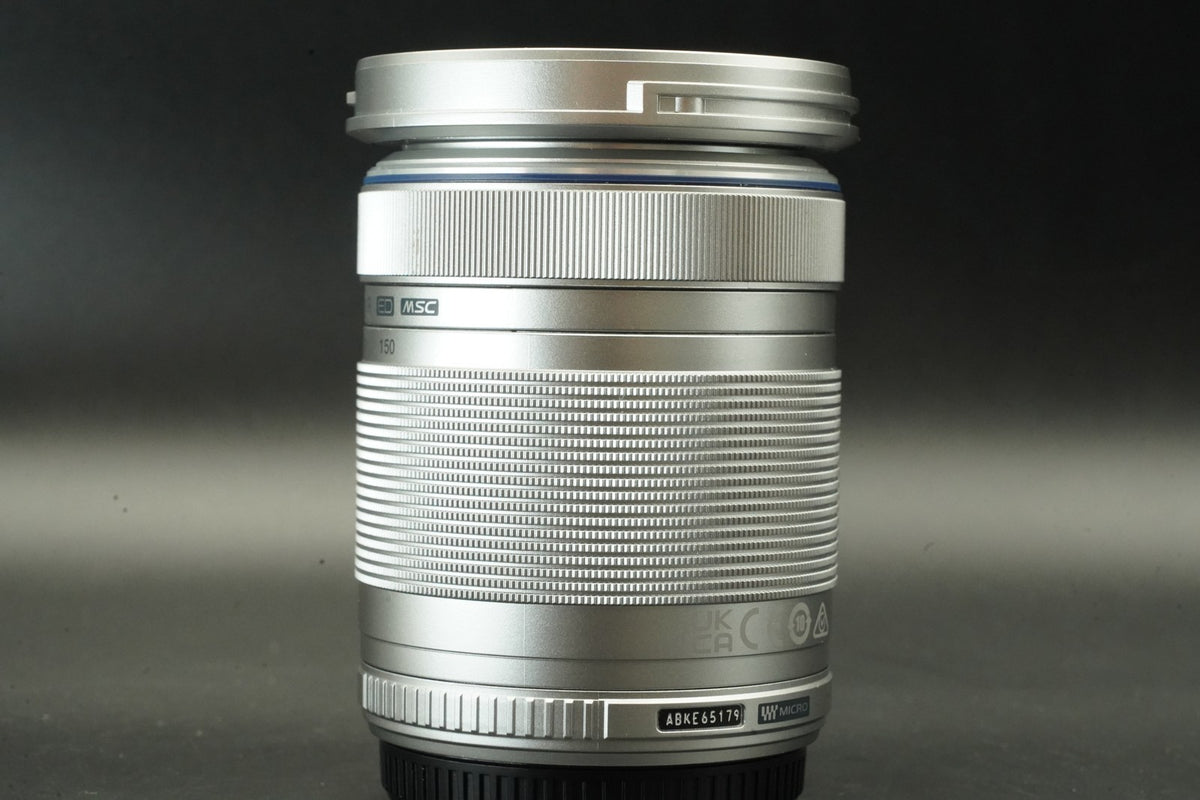 Olympus OM-D E-M10 Mark II Silver w/ 14-42mm + 40-150mm Lens -872 cut- #12315