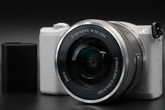 5155 cuts! Sony Alpha a5100 Mirrorless Digital Camera White 10756