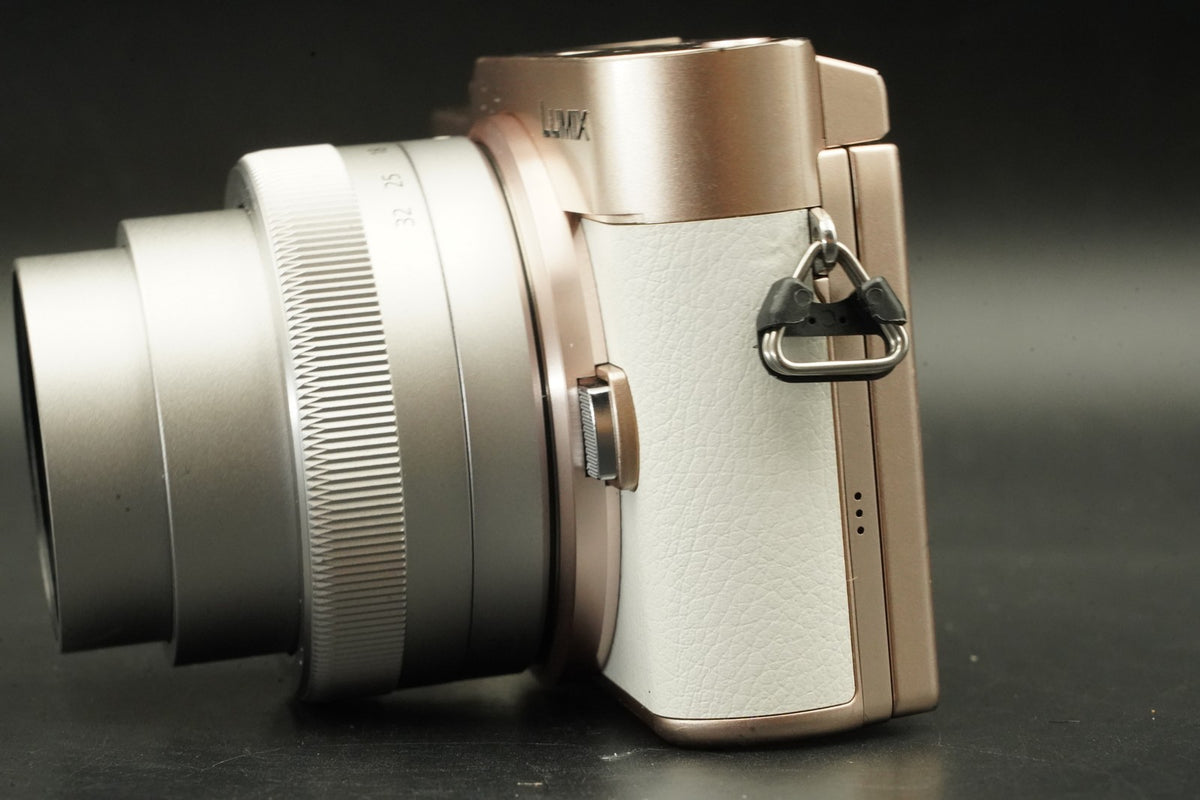 Panasonic DC-GF10 w/ 12-32mm + 35-100mm Lens White LUMIX Camera #12672