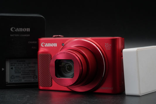 Canon PowerShot SX620 HS Digital Camera Red US Duty Paid ALMOST UNUSED 11222