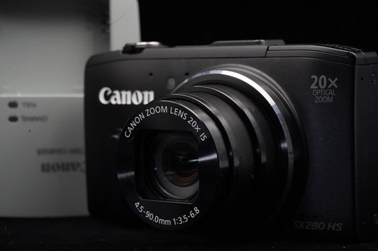 Canon PowerShot SX280 HS Black 12.1MP Digital Camera US STOCK #9507