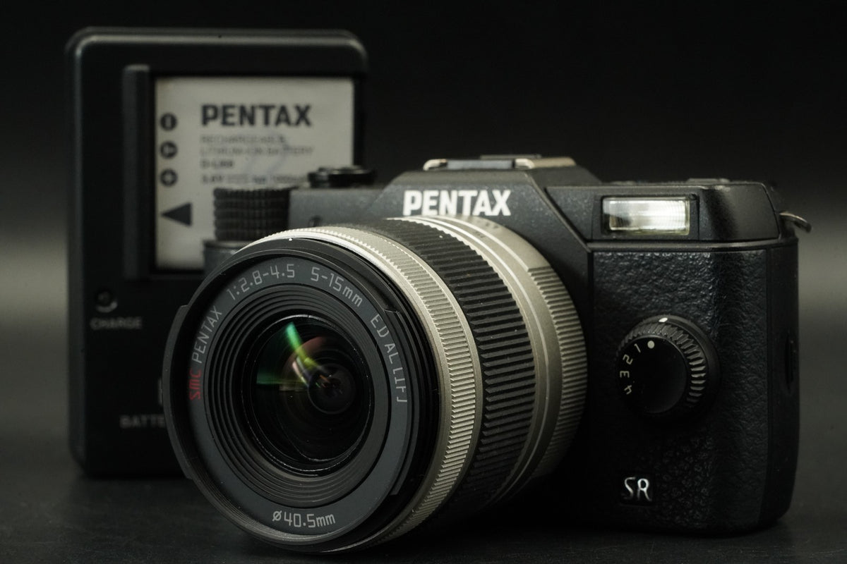 Pentax Q10 noir avec kit objectif zoom 5-15 mm noir 02 - 2758 coupes - US STO...