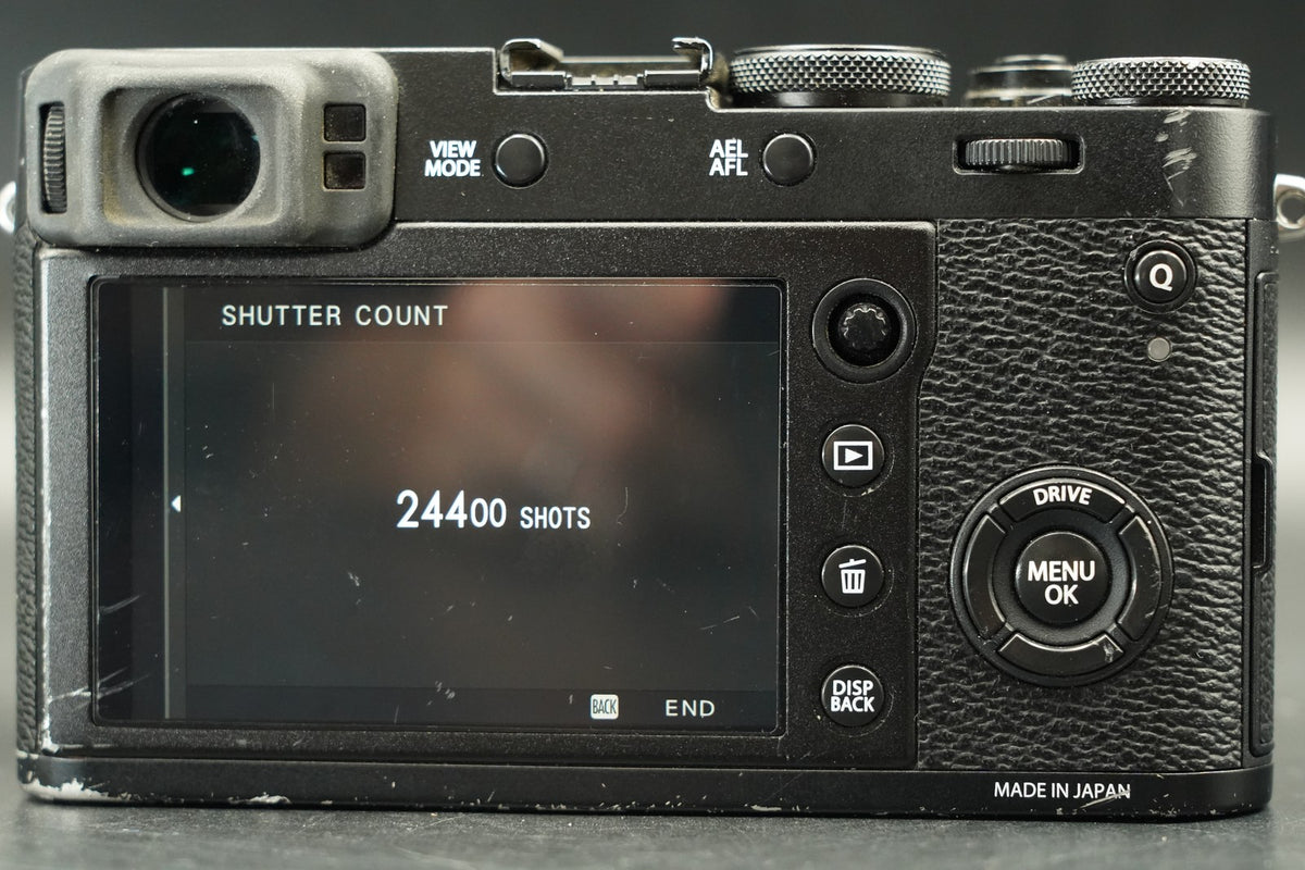 Fujifilm X100F 24.3MP Digital Camera Black -24400 cuts- US STOCK #12344