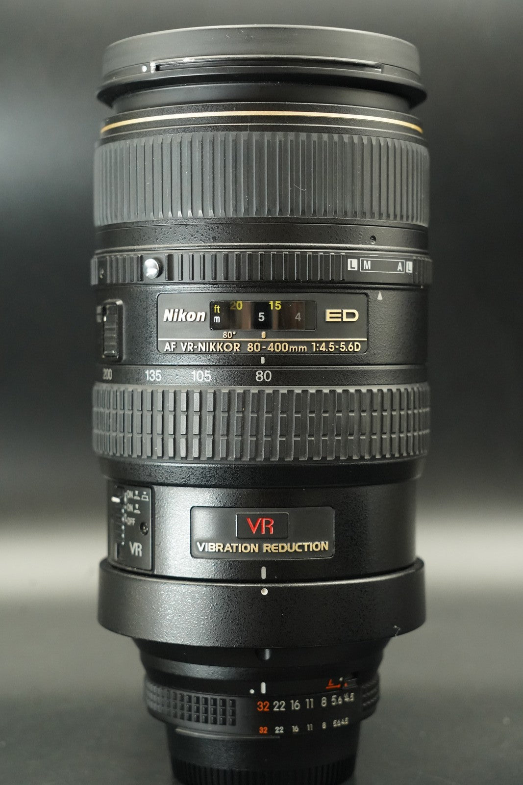 Nikon AF VR NIKKOR 80-400mm F/4.5-5.6 D ED Zoom F mount Lens US STOCK #12257