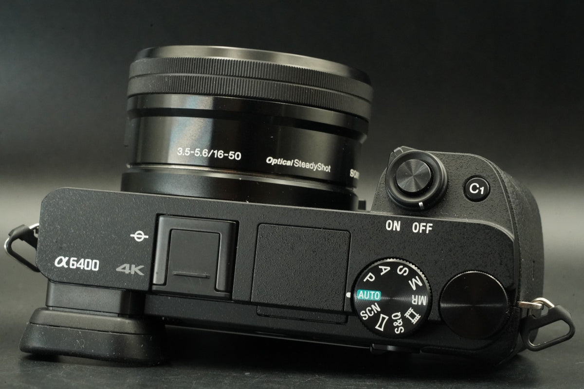 Sony A6400 Digital Camera Black w/ 16-50mm Lens -486 cuts- #12528