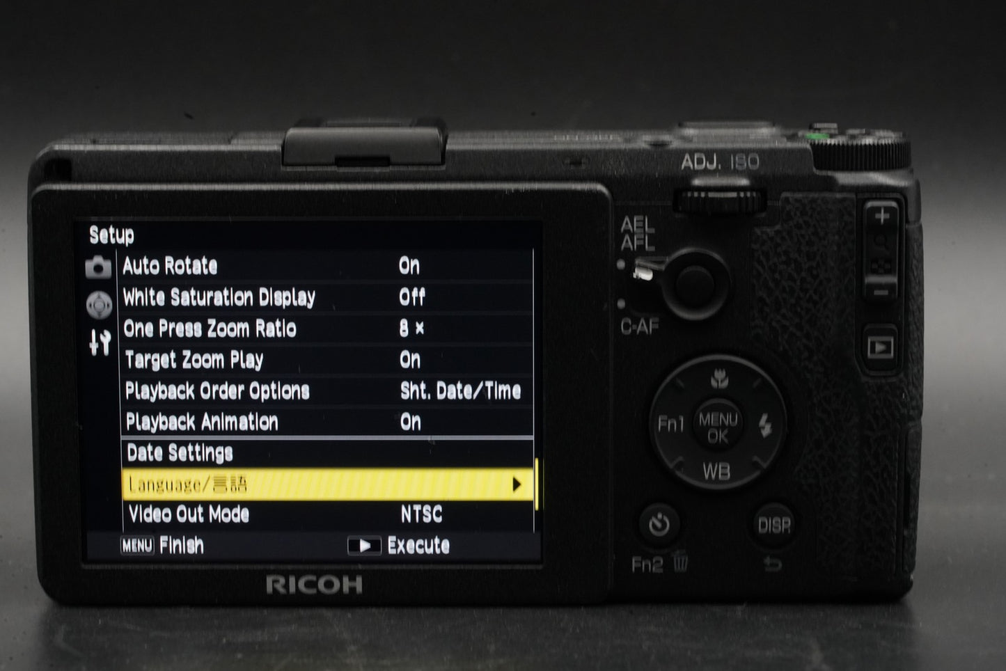 RICOH GR 16.2MP Digital Compact Camera Black ALMOST UNUSED 10653