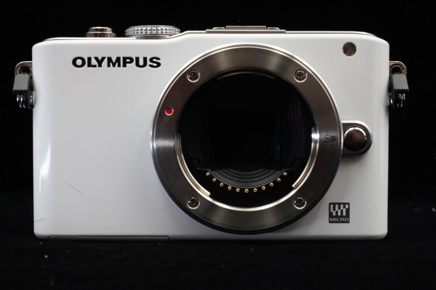 [US Duty Paid] Olympus PEN Lite E-PL3 White 12.3 MP Body Only From US🇺🇸 9449