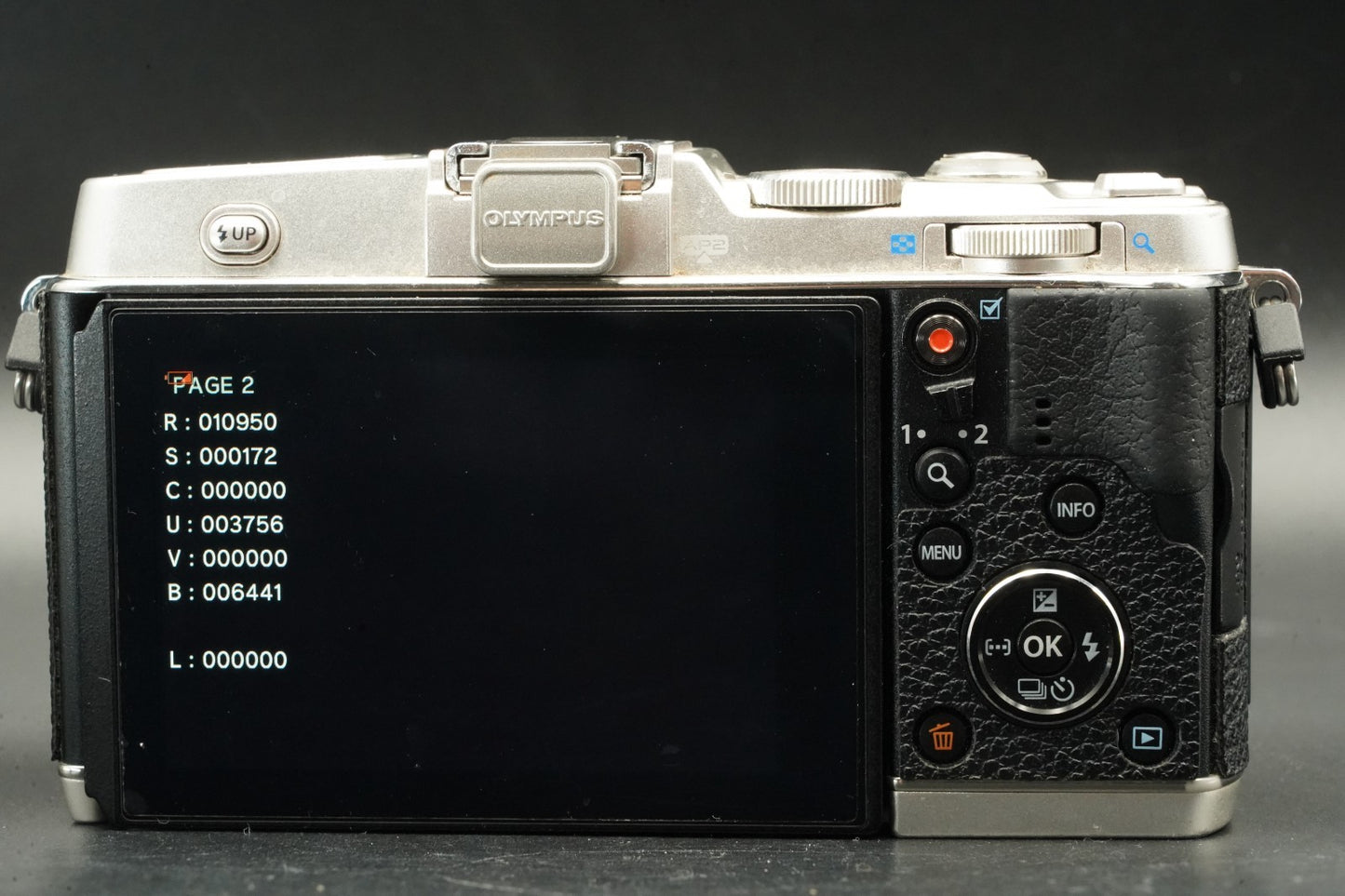 Olympus PEN E-P5 Silver Body Wifi Digital Camera Japan US Duty Paid 11614