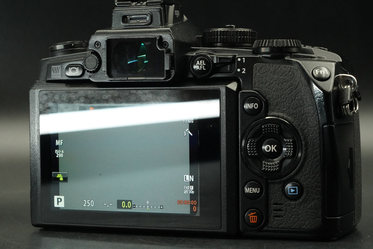 Olympus OM-D E-M1 Digital Camera Black Body From JAPAN -131400 cut- #12128