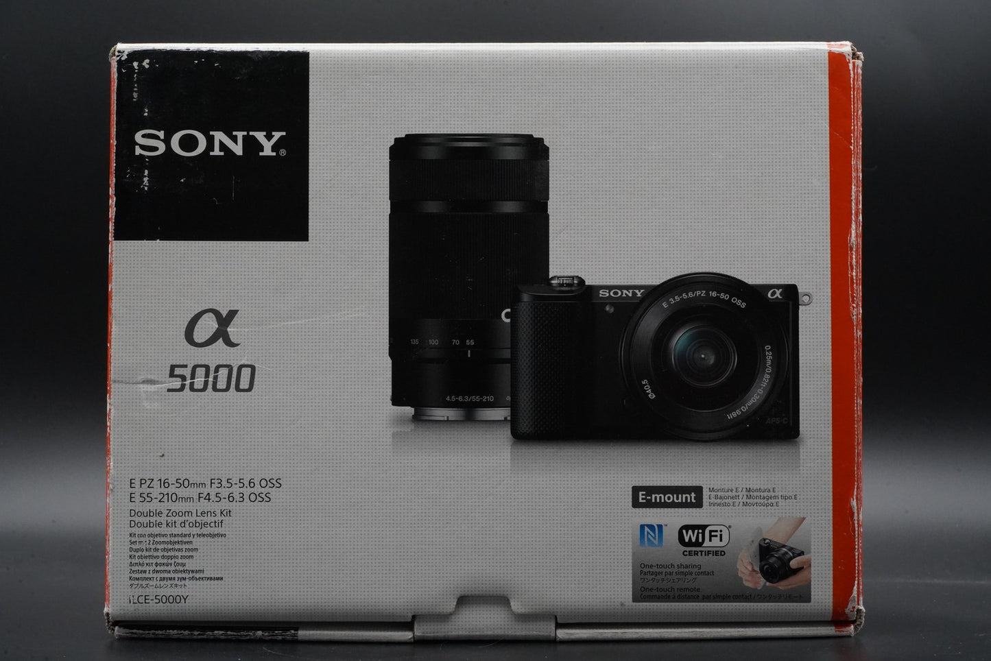 Sony Alpha a5000 Mirrorless Digital Camera White with 2 Lenses 10923
