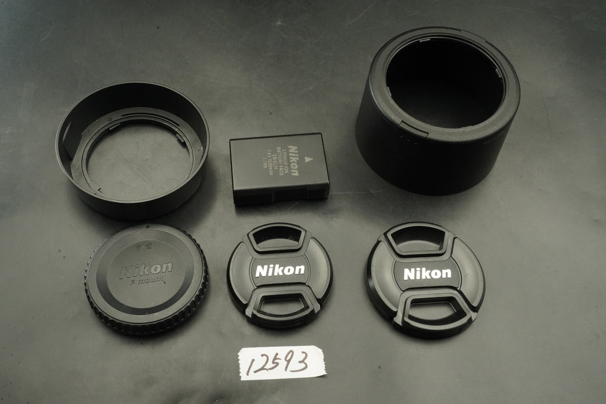 Nikon D5600 DSLR Camera w/ AF-S 18-55mm + 55-200mm Lens #12593